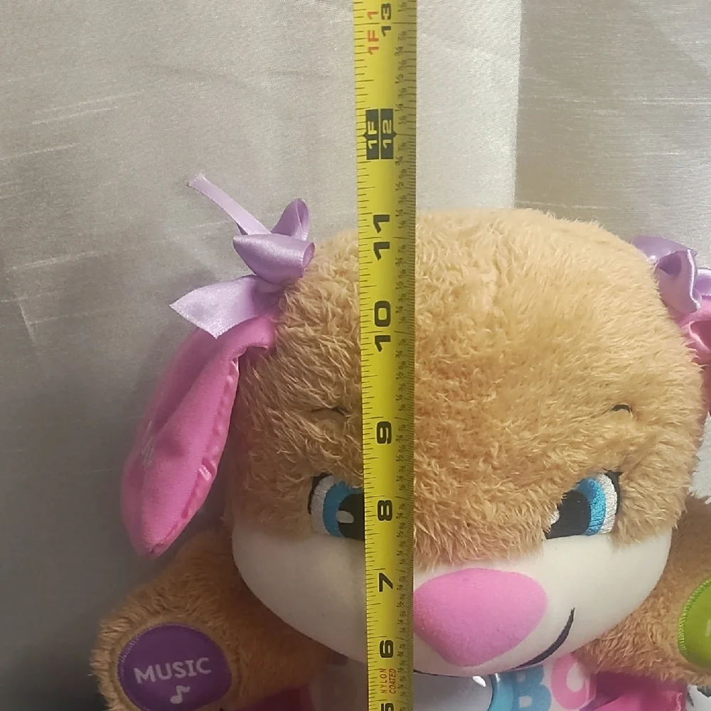 Fisher-Price‎ Learning Plush Puppy Pink and Brown